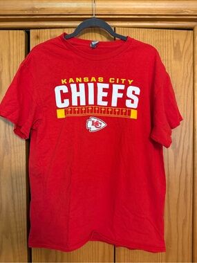 Gildan Red Kansas City Chiefs Short Sleeve Tee